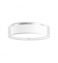 FM7916-WOR-5CCT-Dalton 16-in White Organza LED Flush Mount  FM7916-WOR-5CCT-Dalton 16-in White Organza LED Flush Mount