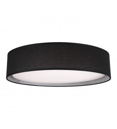  FM7920-BK-Dalton 20-in Black LED Flush Mount