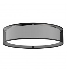 FM7920-BOR-Dalton 20-in Black Organza LED Flush Mount FM7920-BOR-Dalton 20-in Black Organza LED Flush Mount
