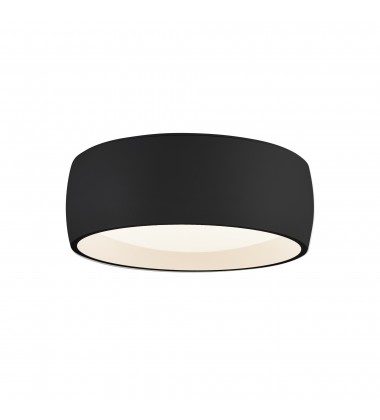  FM82106-BK-Savile 4-in Black LED Flush Mount