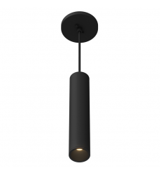 LD2-PD12W12-3036-BK-UNV-010-Lorna 12-in (2-in Dia.) 36 Degree Optic Black LED Pendant