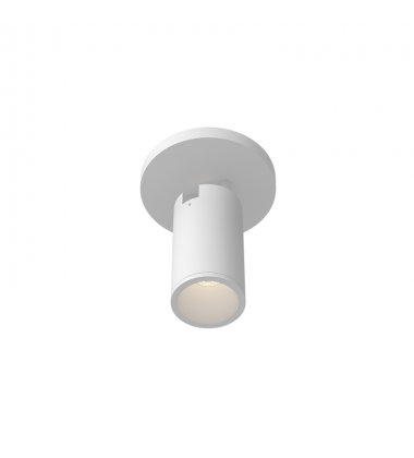 LD2-SA04W08-3036-WH-UNV-010-Lorna 6-in (2-in Dia.) 36 Degree Optic White LED Adjustable Ceiling Mount