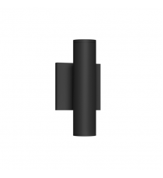 LD2-UD09W14-3036-BK-UNV-010-Lorna 9-in (2-in Dia.) 36 Degree Optic Black LED Wall Sconce Up/Down Light LD2-UD09W14-3036-BK-UNV-010-Lorna 9-in (2-in Dia.) 36 Degree Optic Black LED Wall Sconce Up/Down Light
