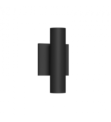 LD2-UD09W14-3036-BK-UNV-010-Lorna 9-in (2-in Dia.) 36 Degree Optic Black LED Wall Sconce Up/Down Light LD2-UD09W14-3036-BK-UNV-010-Lorna 9-in (2-in Dia.) 36 Degree Optic Black LED Wall Sconce Up/Down Light