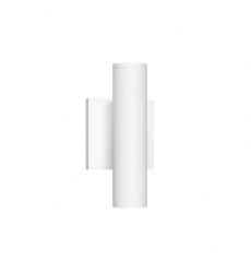 LD2-UD09W14-3036-WH-UNV-010-Lorna 9-in (2-in Dia.) 36 Degree Optic White LED Wall Sconce Up/Down Light LD2-UD09W14-3036-WH-UNV-010-Lorna 9-in (2-in Dia.) 36 Degree Optic White LED Wall Sconce Up/Down Light