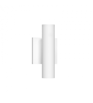 LD2-UD09W14-3036-WH-UNV-010-Lorna 9-in (2-in Dia.) 36 Degree Optic White LED Wall Sconce Up/Down Light LD2-UD09W14-3036-WH-UNV-010-Lorna 9-in (2-in Dia.) 36 Degree Optic White LED Wall Sconce Up/Down Light