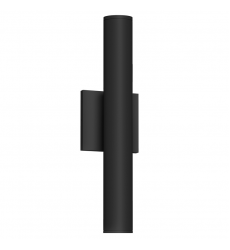 LD2-UD16W24-3036-BK-UNV-010-Lorna 16-in (2-in Dia.) 36 Degree Optic Black LED Wall Sconce Up/Down Light LD2-UD16W24-3036-BK-UNV-010-Lorna 16-in (2-in Dia.) 36 Degree Optic Black LED Wall Sconce Up/Down Light