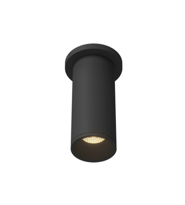 LD3-SM08W14-3036-BK-UNV-010-Lorna 8-in (3-in Dia.) 36 Degree Optic Black LED Ceiling Mount LD3-SM08W14-3036-BK-UNV-010-Lorna 8-in (3-in Dia.) 36 Degree Optic Black LED Ceiling Mount