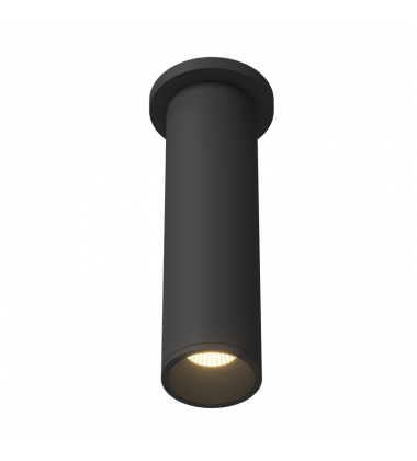 LD3-SM12W18-3036-BK-UNV-010-Lorna 12-in (3-in Dia.) 36 Degree Optic Black LED Ceiling Mount LD3-SM12W18-3036-BK-UNV-010-Lorna 12-in (3-in Dia.) 36 Degree Optic Black LED Ceiling Mount