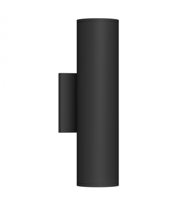 LD3-UD12W24-3036-BK-UNV-010-Lorna 12-in (3-in Dia.) 36 Degree Optic Black LED Wall Sconce Up/Down Light