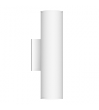 LD3-UD12W24-3036-WH-UNV-010-Lorna 12-in (3-in Dia.) 36 Degree Optic White LED Wall Sconce Up/Down Light