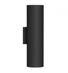 LD4-UD16W40-3036-BK-UNV-010-Lorna 16-in (4-in Dia.) 36 Degree Optic Black LED Wall Sconce Up/Down Light