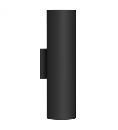 LD4-UD16W40-3036-BK-UNV-010-Lorna 16-in (4-in Dia.) 36 Degree Optic Black LED Wall Sconce Up/Down Light