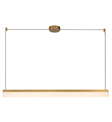 LP13645-VB-Nio 45-in Brass dimmable LED Linear Pendant