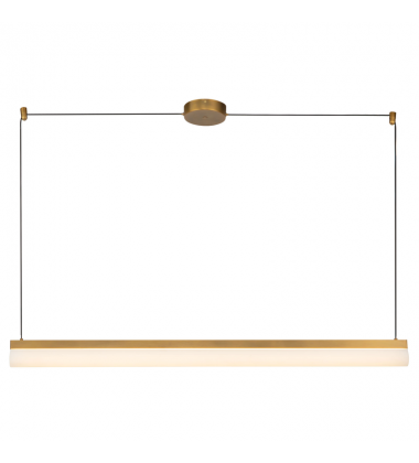 LP13645-VB-Nio 45-in Brass dimmable LED Linear Pendant