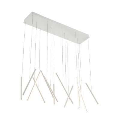  LP14840-WH-Chute 40-in White LED Linear Pendant