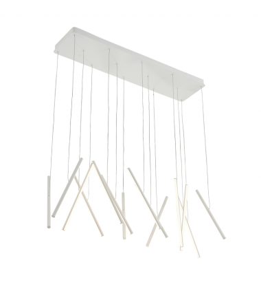 LP14840-WH-UNV-010-Chute 40-in White LED Linear Pendant LP14840-WH-UNV-010-Chute 40-in White LED Linear Pendant