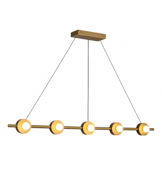 LP15548-BG-UNV-Elixir 48-in Brushed Gold LED Linear Pendant