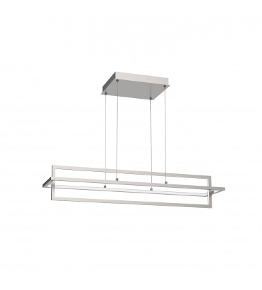 LP16236-BN-Mondrian 36-in Brushed Nickel LED Linear Pendant  LP16236-BN-Mondrian 36-in Brushed Nickel LED Linear Pendant