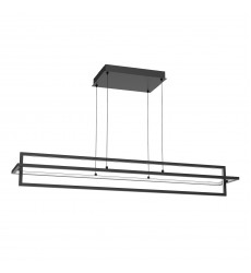  LP16248-BK-Mondrian 48-in Black LED Linear Pendant