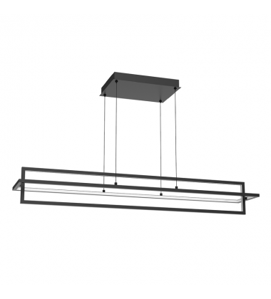 LP16248-BK-UNV-010-Mondrian 48-in Black LED Linear Pendant