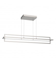  LP16248-BN-Mondrian 48-in Brushed Nickel LED Linear Pendant