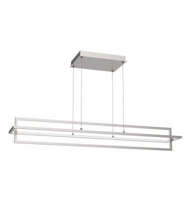 LP16248-BN-Mondrian 48-in Brushed Nickel LED Linear Pendant  LP16248-BN-Mondrian 48-in Brushed Nickel LED Linear Pendant