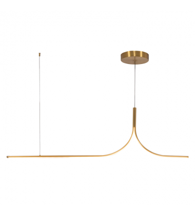 LP17905-BG-UNV-010-Thread 5-ft Gold dimmable LED Linear Pendant