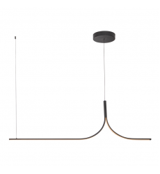 LP17905-BK-UNV-010-Thread 5-ft Black LED Linear Pendant