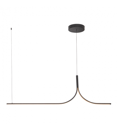 LP17905-BK-UNV-010-Thread 5-ft Black LED Linear Pendant