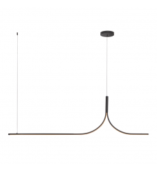 LP17905-BK-UNV-010-RT-Thread 5-ft Black LED Linear Pendant