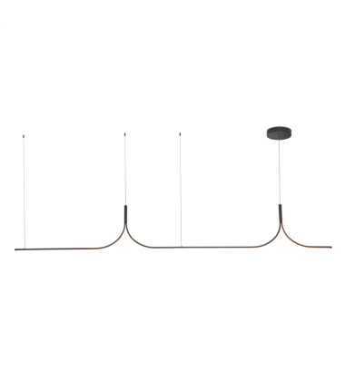LP17910-BK-UNV-010-Thread 10-ft Black LED Linear Pendant