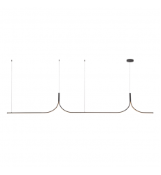 LP17910-BK-UNV-010-RT-Thread 10-ft Black LED Linear Pendant
