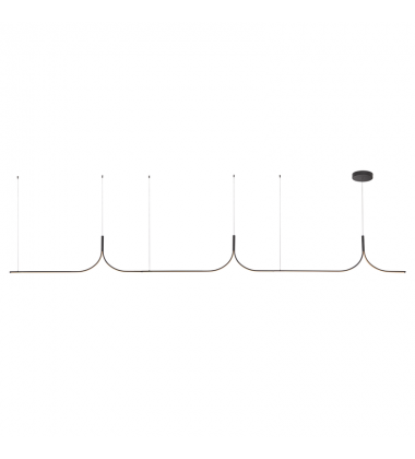 LP17915-BK-UNV-010-Thread 15-ft Black LED Linear Pendant