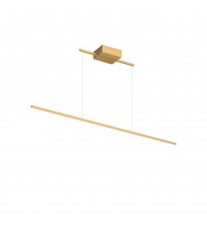  LP18248-BG-Vega Minor 48-in Brushed Gold LED Linear Pendant
