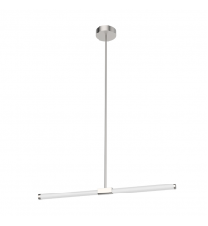 LP18537-BN-UNV-Akari 37-in Brushed Nickel LED Linear Pendant LP18537-BN-UNV-Akari 37-in Brushed Nickel LED Linear Pendant