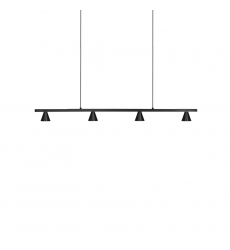 LP19937-BK-UNV-Dune 37-in Black LED Linear Pendant LP19937-BK-UNV-Dune 37-in Black LED Linear Pendant