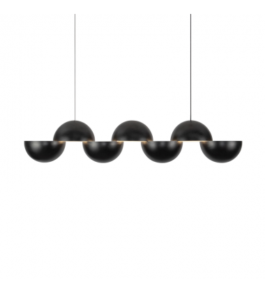 LP23241-BK-Void 41-in Black dimmable LED Linear Pendant