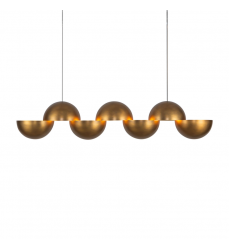 LP23241-VB-Void 41-in Vintage Brass dimmable LED Linear Pendant LP23241-VB-Void 41-in Vintage Brass dimmable LED Linear Pendant