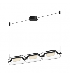 LP28543-BK-UNV-Hilo 43-in Black LED Linear Pendant