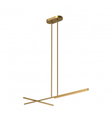 LP28748-BG-UNV-Shift 48-in Brushed Gold LED Linear Pendant LP28748-BG-UNV-Shift 48-in Brushed Gold LED Linear Pendant