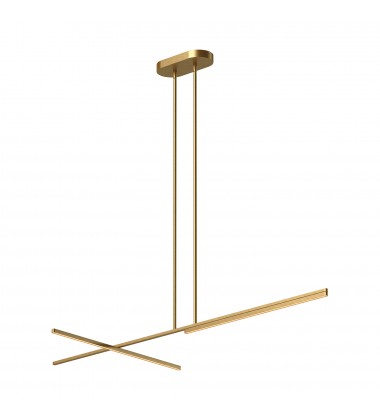  LP28760-BG-Shift 60-in Brushed Gold LED Linear Pendant