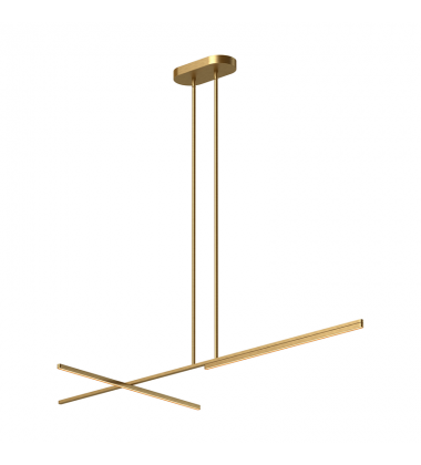 LP28760-BG-UNV-010-Shift 60-in Brushed Gold LED Linear Pendant