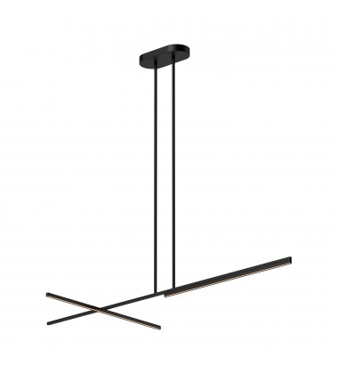  LP28760-BK-Shift 60-in Black LED Linear Pendant