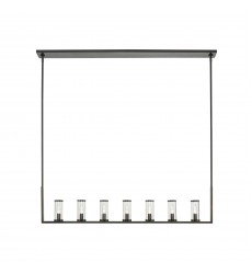 LP309007UBCG-Revolve Clear Glass/Urban Bronze 7 Lights Linear Pendant  LP309007UBCG-Revolve Clear Glass/Urban Bronze 7 Lights Linear Pendant