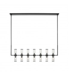 LP309077UBCG-Revolve Clear Glass/Urban Bronze 14 Lights Linear Pendant  LP309077UBCG-Revolve Clear Glass/Urban Bronze 14 Lights Linear Pendant