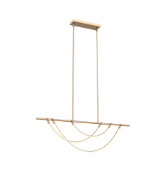 LP317448VB-UNV-Aryas 48-in Vintage Brass LED Linear Pendant LP317448VB-UNV-Aryas 48-in Vintage Brass LED Linear Pendant