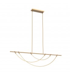 LP317460VB-Aryas 60-in Vintage Brass LED Linear Pendant  LP317460VB-Aryas 60-in Vintage Brass LED Linear Pendant