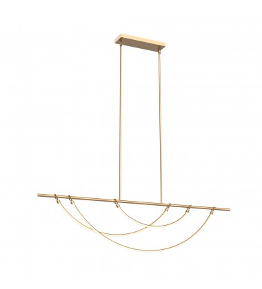 LP317460VB-Aryas 60-in Vintage Brass LED Linear Pendant  LP317460VB-Aryas 60-in Vintage Brass LED Linear Pendant