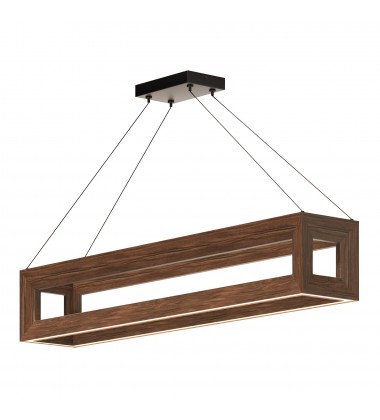  LP32942-WT-Morina 42-in Walnut LED Linear Pendant